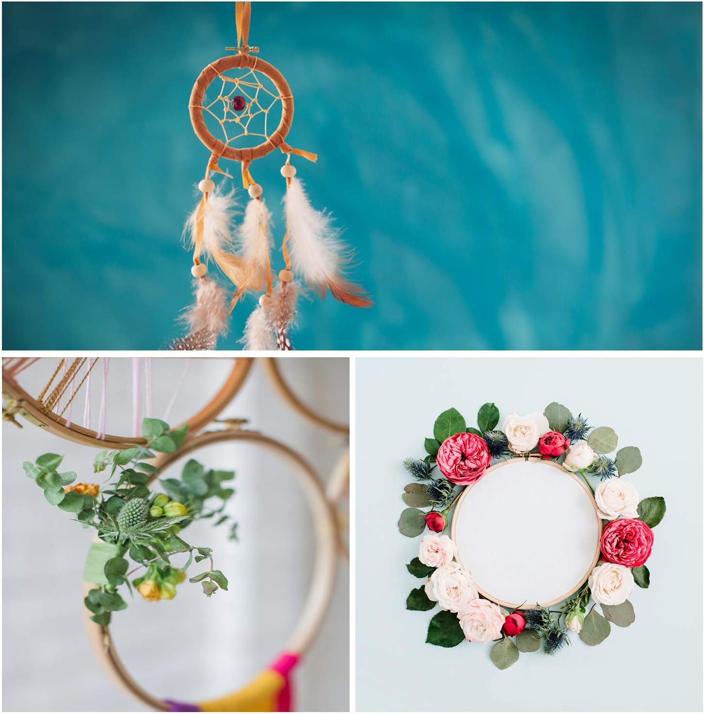 Sherbo 7/8/9 Inch Beechwood Embroidery Hoops, 3 Pack - Image 4