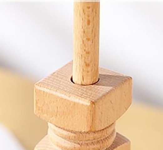 Sherbo Adjustable Beechwood Embroidery Hoop Stand with 6/7 Inch Hoops - Image 5