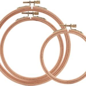 Sherbo 7 8 9 inch beechwood embroidery hoops 3 pack